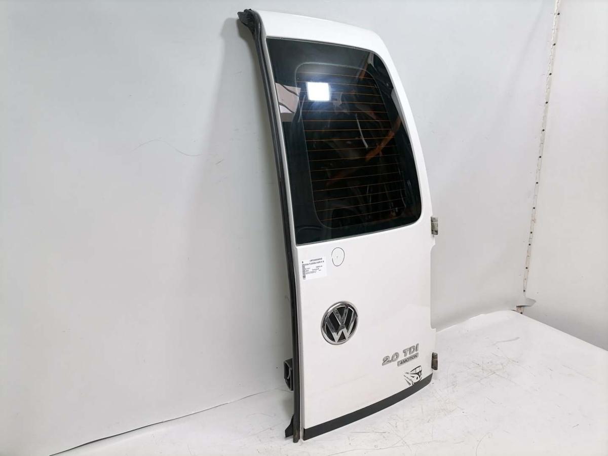 VW Caddy 3 2K Bj.2011 original Fl&uuml;gelt&uuml;r rechts mit Scheibe LB9A Candywei&szlig;